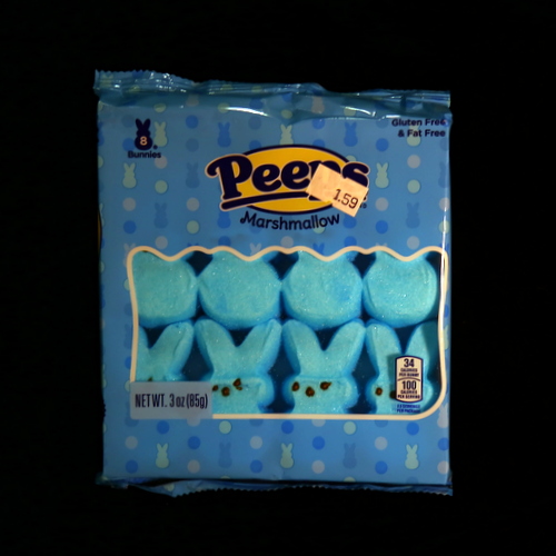 peeps bunny blue