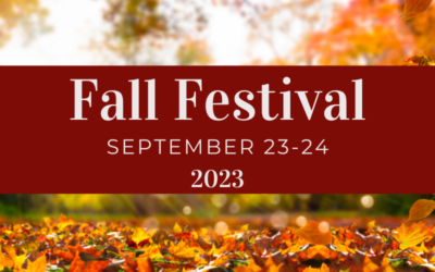 Join us at our Annual Fall Festival!